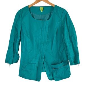 Adam Jacobs | Vintage green asymmetrical jacket